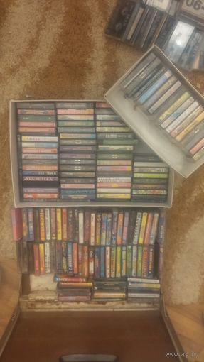 Дискотека 1970-2000 годов на аудиокассетах. Большое количество кассет!