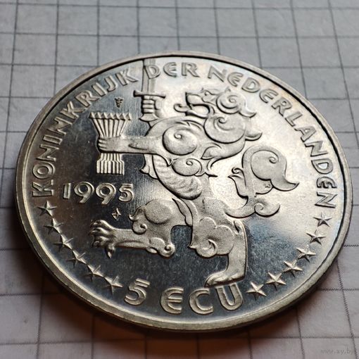 5 Экю.Нидерланды 1995 г.Рождество