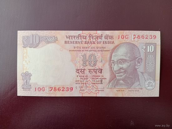 Индия 10 рупий 2011 UNC