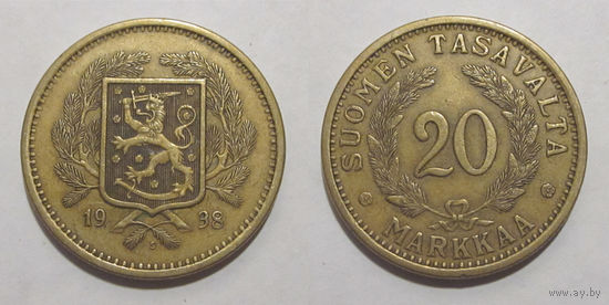 Финляндия - 20 марок 1938