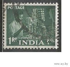 Индия. Телефонизация страны. 1955г. Mi#250.
