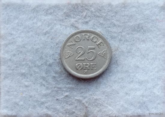 Werty71 Норвегия 25 эре 1957