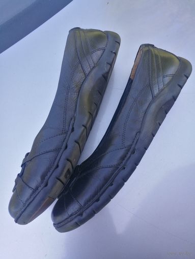 Туфли кожаные Clarks UnStructured, р.41-42 (стелька 27,5 см). Лучшее для ваших ножек!