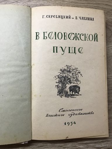 В Беловежской пуще.1954г.