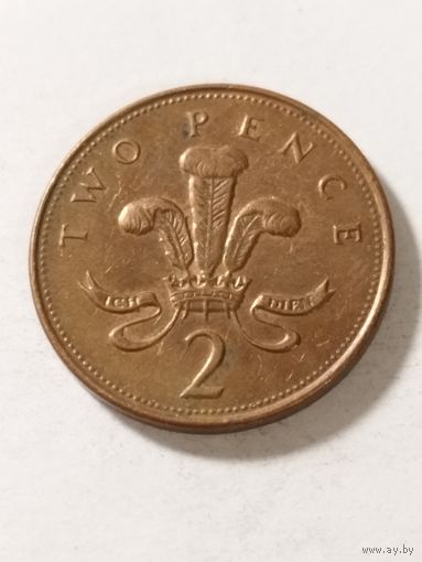 Великобритания 2 пенса 2001