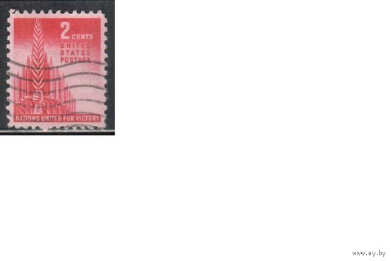 США-1943, (Мих.510 ), гаш.   , Война,  Союзники(одиночка)