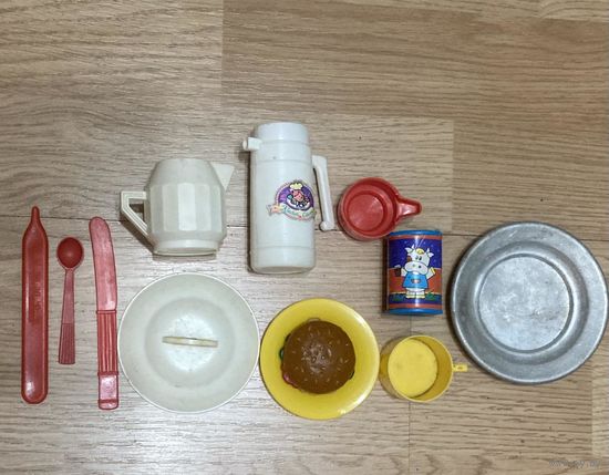 Посудка для кукол, из 90-х гг., ретро