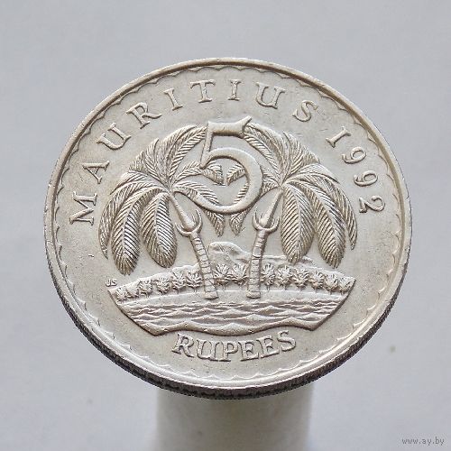 Маврикий 5 рупий 1992