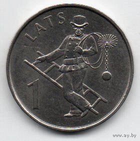 ЛАТВИЙСКАЯ РЕСПУБЛИКА. 1 ЛАТ 2008. ТРУБОЧИСТ.