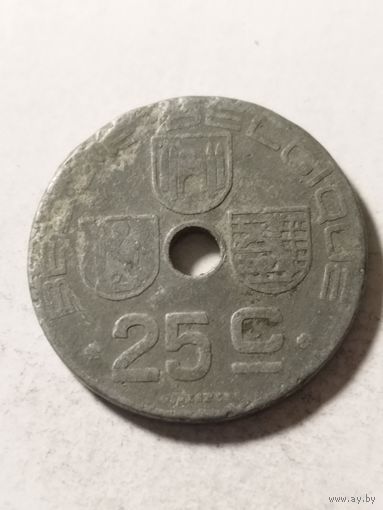 Бельгия 25 сентим 1942