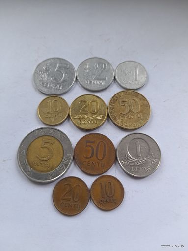 Монеты Литвы.