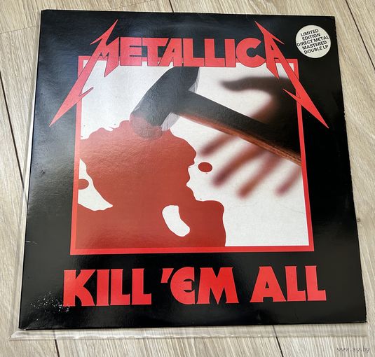 Виниловая пластинка Metallica - kill em all 1987 год Англия
