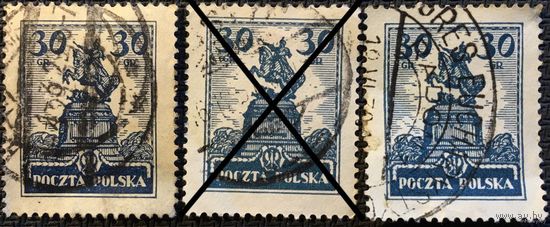 ЦІКАВІЦЬ АБМЕН! 1925, помнік Яну Сабескаму, 30 грош