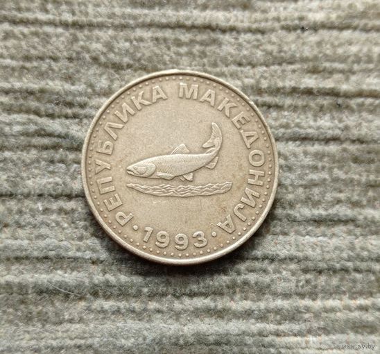 Werty71 Македония 2 денара 1993 рыба Форель динара