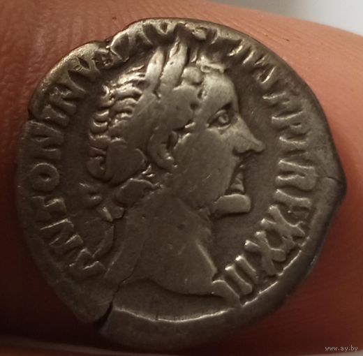 1 Римская империя Антоний Пий денарий серебро