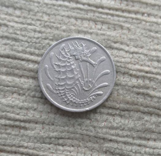 Werty71 Сингапур 10 центов 1968 морской конек