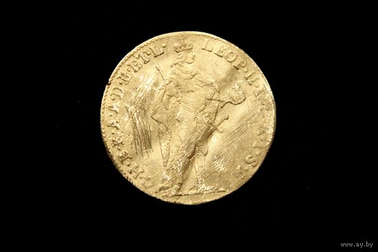 Дукат 1792 г. Венгрия, Леопольд II. Редкая!