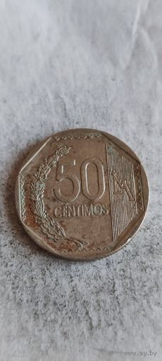 Перу 50 сентимос 2021