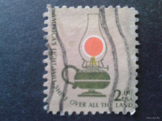 США 1978 стандарт, лампа 2 доллара