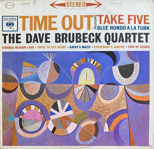 The Dave Brubeck Quartet – Time Out, LP 1959