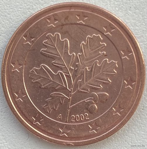 Германия 5 евроцентов 2002 г. A