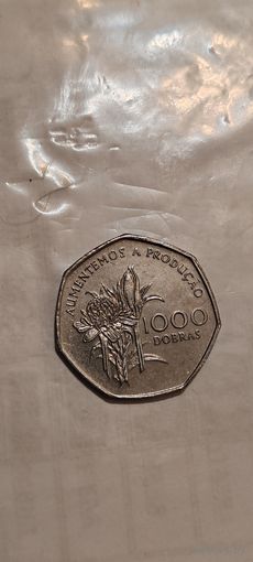 Сан томе и Принсипи 1000 добрас 1997