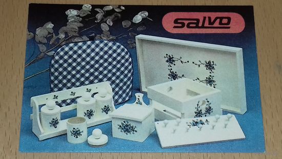 Календарик 1986 Эстония Реклама Salvo. Редкий