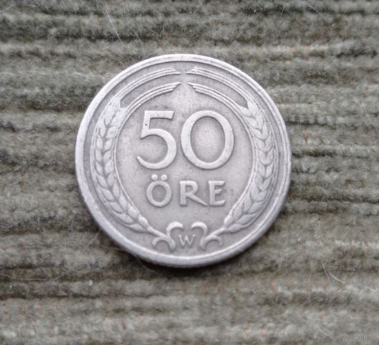 Werty71 Швеция 50 эре 1924 оре