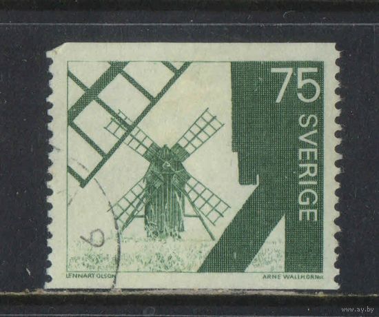 Швеция 1971 Ветряные мельницы о. Оланд Стандарт #711А