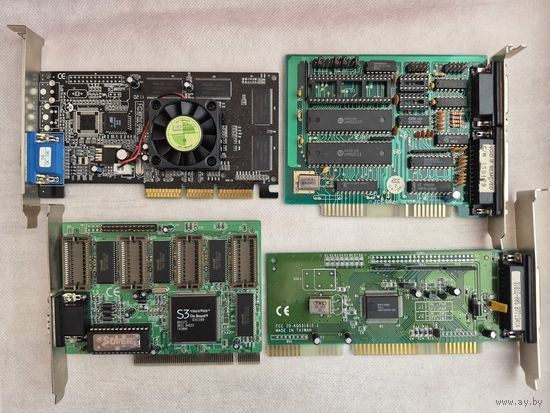 Платы AGP, PCI, ISA - видео, I/O, SCSI