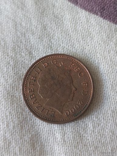 Великобритания. 1 пенни 2000 года. (4)