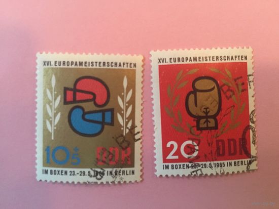ГДР 1965 Чемпионат Европы по Боксу, серия спорт