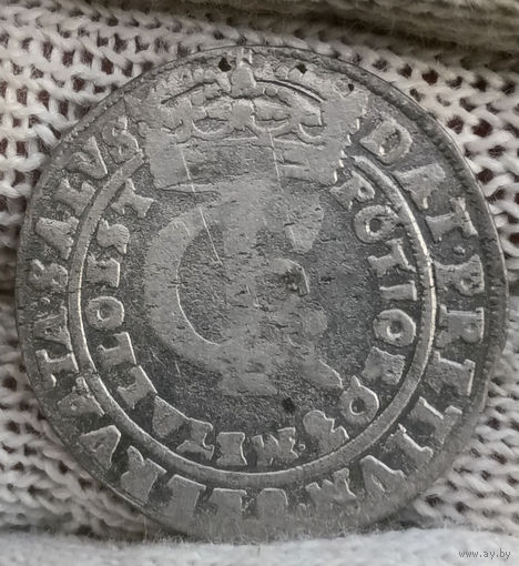 Тымф  (30 грошей) 1665г с рубля без МЦ