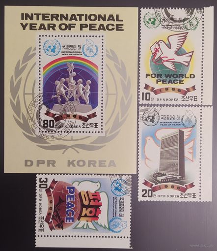 КНДР 1986 год мира.
