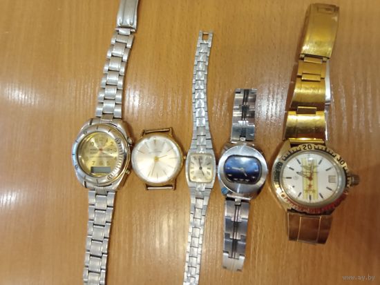 Часы СССР +(AU20), Россия и не только, с 1 рубля без минимальной цены