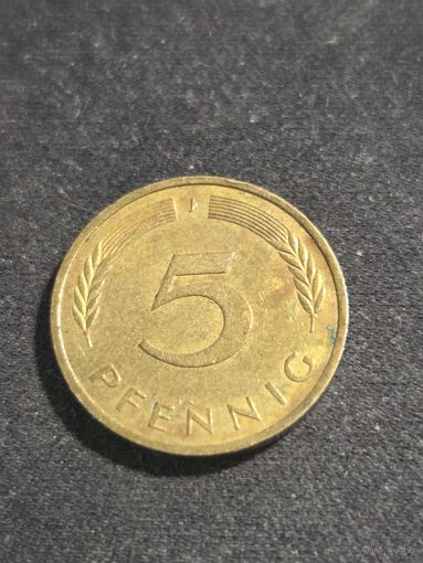 Германия (ФРГ) 5 пфеннигов 1980 J
