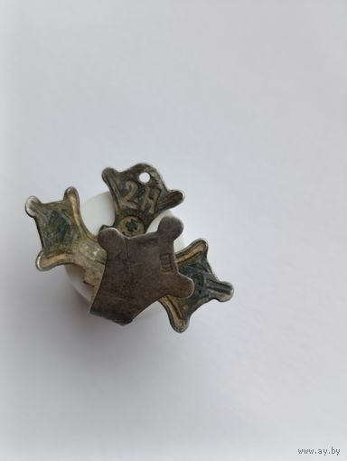 Крест, серебро. 19й век