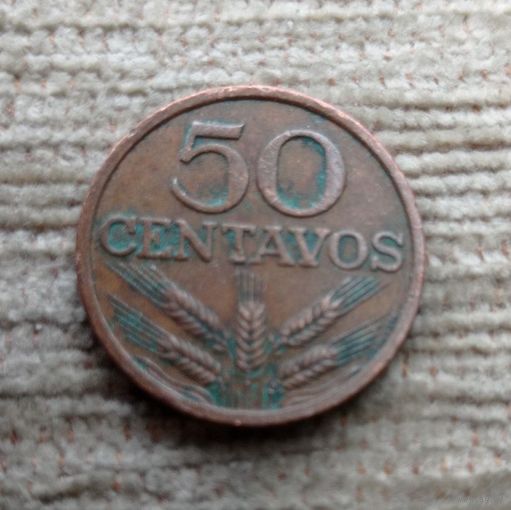 Werty71 Португалия 50 сентаво 1974