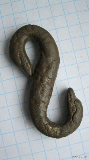 Зацеп-змейка. Бронза, литье.