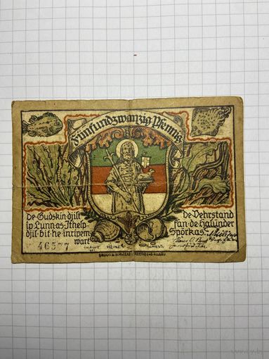 Нотгельд 25 пфеннигов Германия -3012