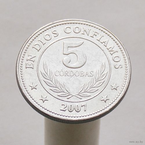 Никарагуа 5 кордоба 2007