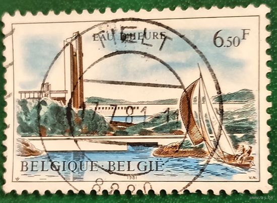 Бельгия 1981. Плотина на реке О-Дер