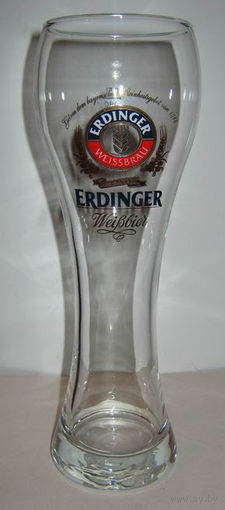 Бокал для пива " Erdinger " ( Германия). 0.5 л.  ВЫСОТА 25,5 см.