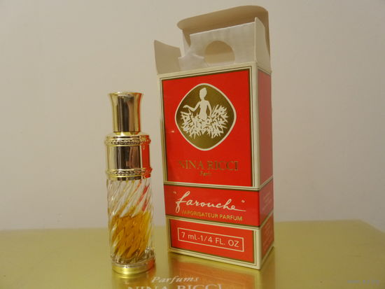ДУХИ FAROUCHE (NINA RICCI). ВИНТАЖ времен СССР. 80-е гг.
