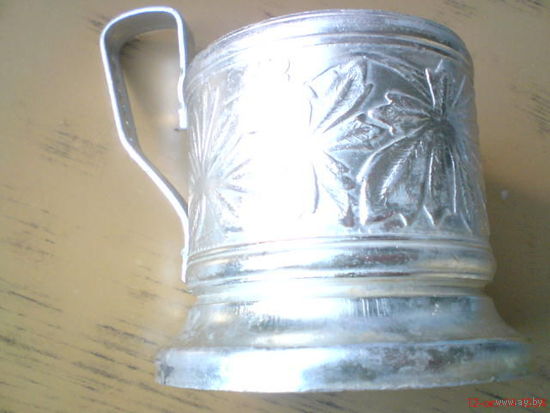 Подстаканник серебристый СССР