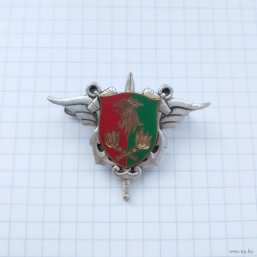 Франция. Полковой знак. Служба горюче-смазочных материалов (ГСМ)