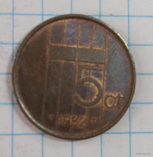 5 центов 1982 Нидерланды