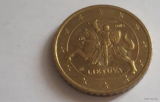 Литва 2015 50 евроцентов