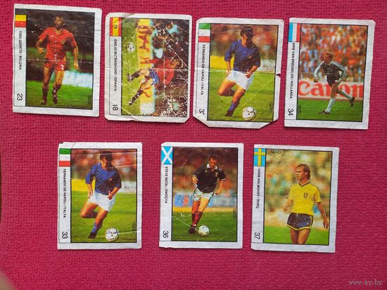 Вкладыши CinCin. Футболисты. Цена за лот!