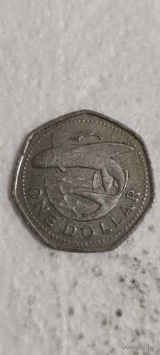 Барбадос 1 доллар 1988